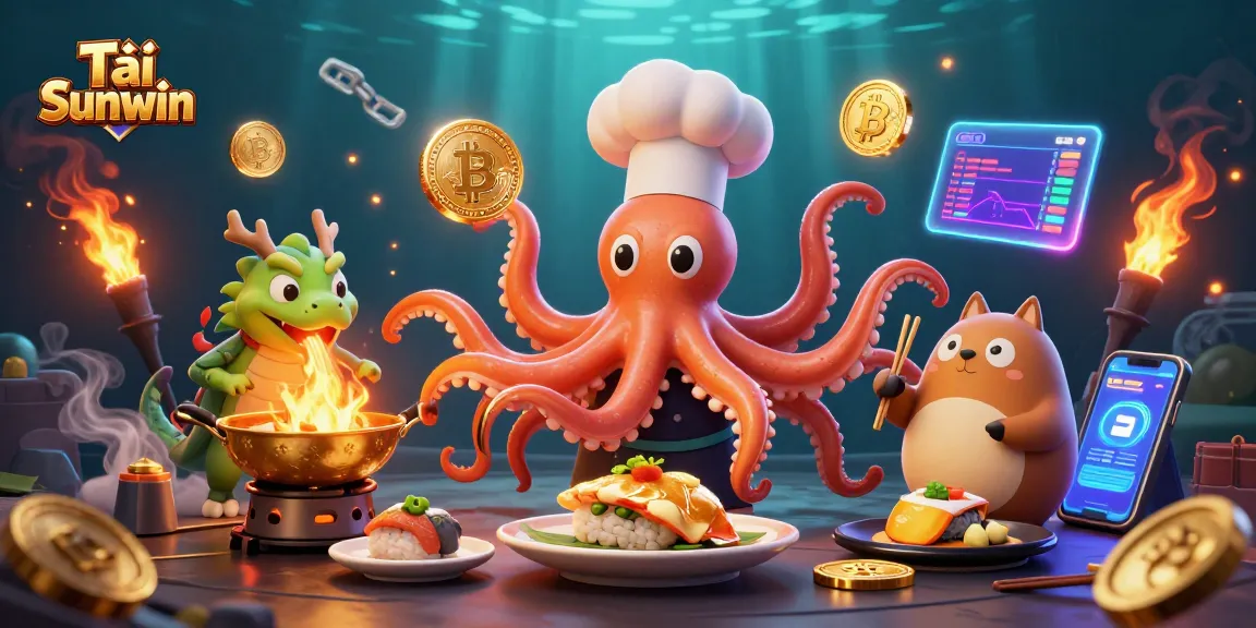 Engage in vibrant casino excitement with Tải Sunwin showcasing colorful game elements and characters.